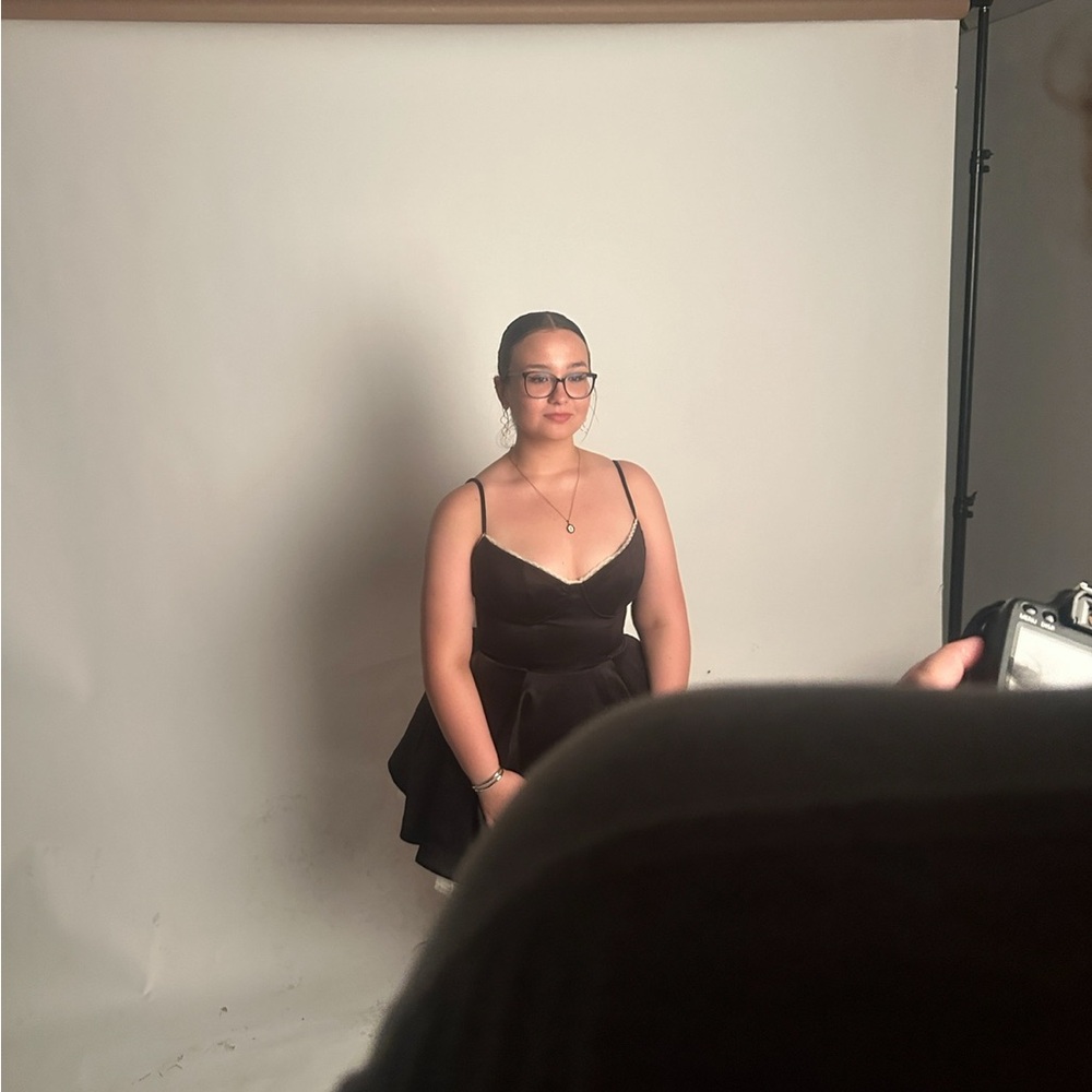 HOUSE OF CB Minimoiselle Black Tulle Mini Dress - Picture 4 of 4